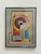 Stunning geometric mix media composition. Reminiscent of early Bauhaus work. The Matting: The artwork is set within a...