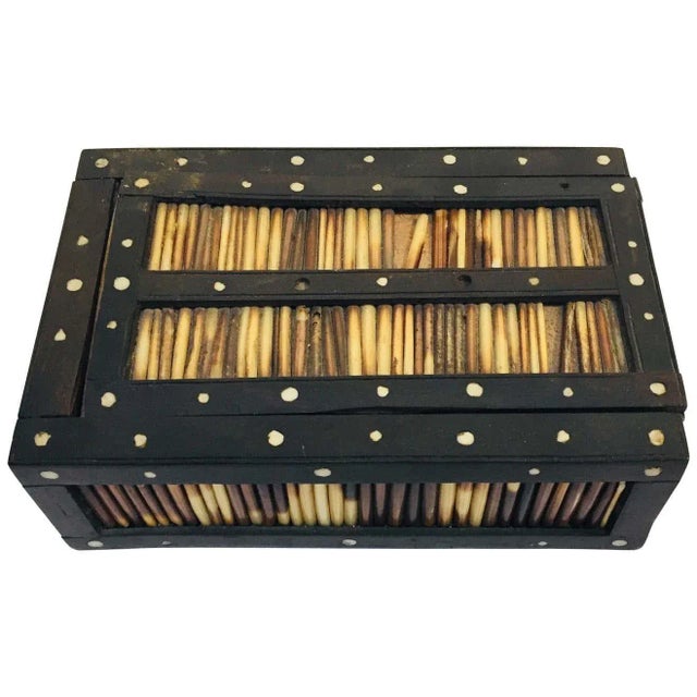 Antique Anglo Indian Box Handcrafted with Porcupine Quills For Sale - Image 13 of 13