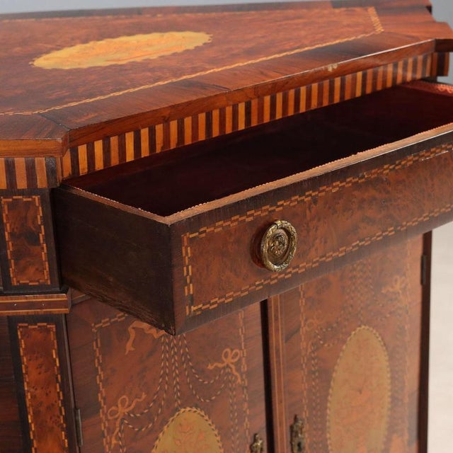 Neoclassical Style Corner Cabinet For Sale - Image 6 of 13