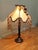 1930s Tall Art Deco Bakelite Table Lamp with Beaded Shade, 1930 For Sale - Image 5 of 8