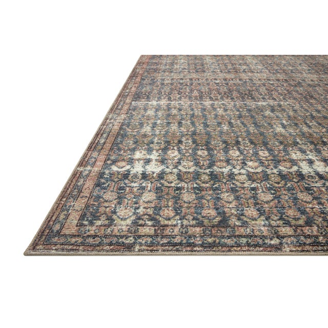 Textile Amber Lewis x Loloi Billie Ocean / Brick 7'-6" x 9'-6" Area Rug For Sale - Image 7 of 8