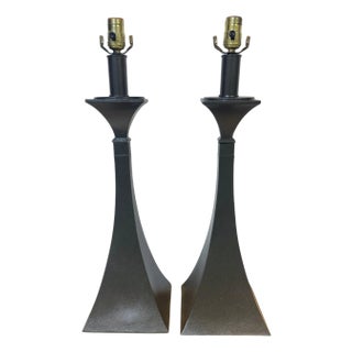Pair of Sculptural Lamps by Stewart Ross James for Hansen, C. 1970s For Sale