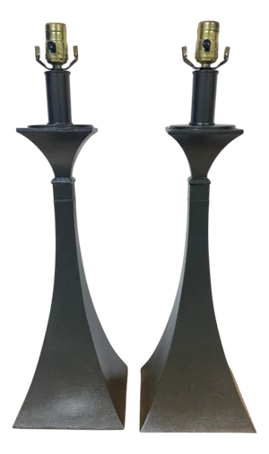 Pair of Sculptural Lamps by Stewart Ross James for Hansen, C. 1970s