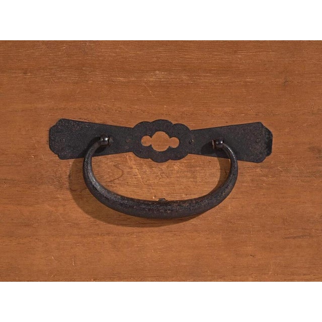 Antique Japanese Tansu in Wood For Sale - Image 11 of 16