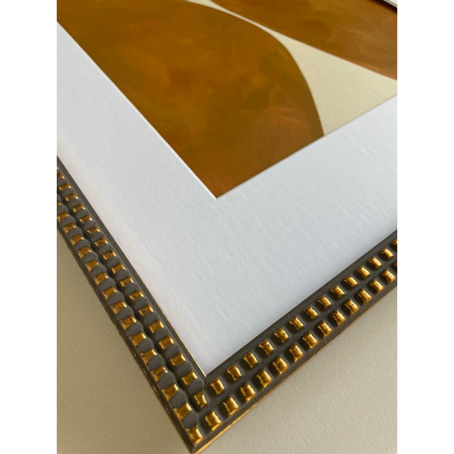 Contemporary 2025 "Ruggine" Contemporary Abstract on Painting Paper by Artist r.k. Red For Sale - Image 3 of 3