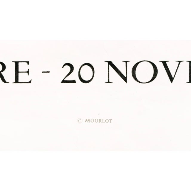 Paper 1968 French Exhibition Poster, Aujame, Musée Galliera For Sale - Image 7 of 9