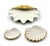 Vintage Italian Nesting Porcelain Shell Dishes - Set of Three For Sale - Image 4 of 12