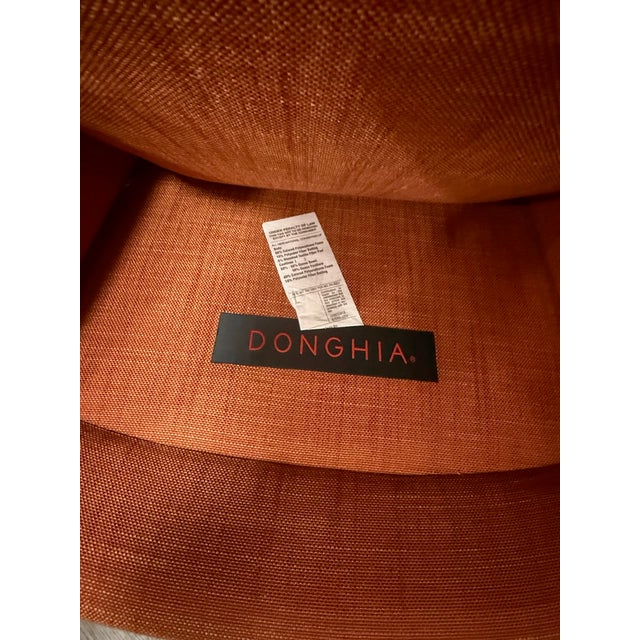 2010s Pair Donghia Swivel Chairs For Sale - Image 5 of 6