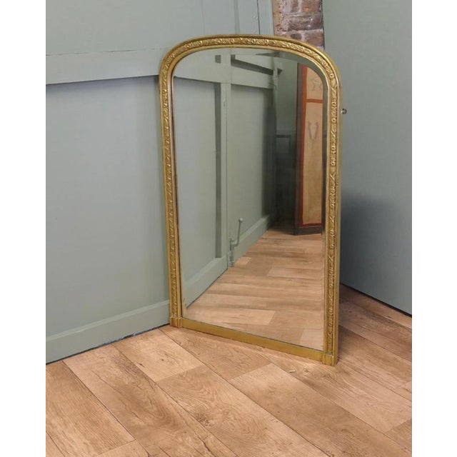 2000 - 2009 Antique French Louis Philippe Wall Mirror, 1800s For Sale - Image 5 of 7