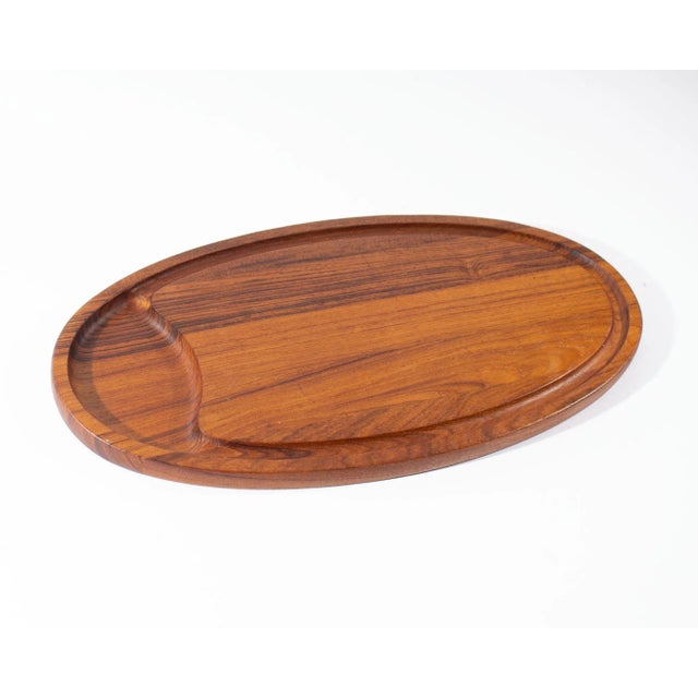 Dansk Designs Jens Quistgaard Dansk Oval Cutting Board For Sale - Image 4 of 6