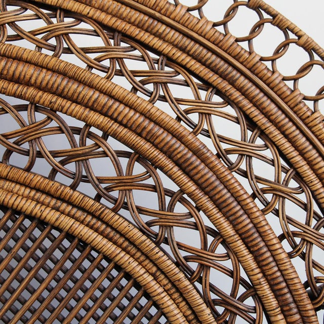 Double Plantation Peacock Chair Chairish