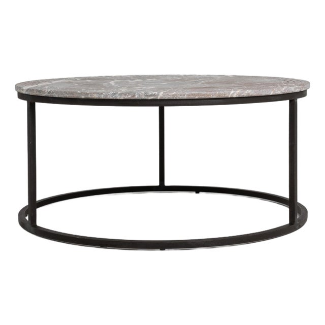 Marble-Top Coffee Table, Antique, France, Circa 1880 For Sale