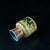 Traditional Vintage Yellow Ground Famille Rose Stem Cup With Green Dragons For Sale - Image 3 of 9