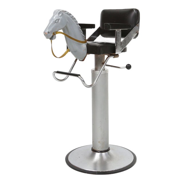 Childrens Barber Chair with Horse Head, Belgium, 1950s For Sale