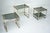 Nesting Side Tables in Gilded Aluminum and Glass, Italy, 1970s, Set of 3 For Sale - Image 10 of 13
