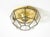 Vintage Glass Ceiling Lamp in Octagon Shape from Limburg, 1970s For Sale - Image 6 of 18
