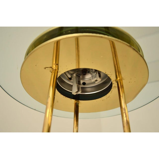 1970s Vintage Brass and Glass Floor Lamp by Robert Sonneman, 1970s For Sale - Image 5 of 8