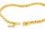 14k Yellow Gold Men's Solid Link Chain Bracelet For Sale In New York - Image 6 of 9