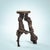 Brutalist Handcrafted Vine Wood and Oak Tripod Bar Stools, France, 1950s, Set of 4 For Sale - Image 4 of 18
