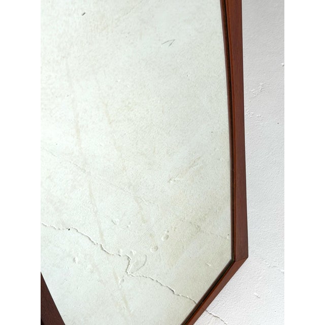 1960s Teak Framed Mirror, 1960s For Sale - Image 5 of 6