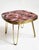 Mid-Century Modern Mosaic and Brass Side Table with Hair Pin Legs from Ilse Möbel, 1950s For Sale - Image 13 of 13