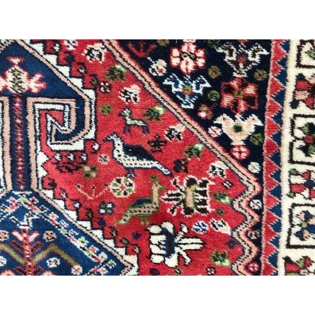 Vintage Wool Yalameh Rug, 1980s For Sale - Image 3 of 11
