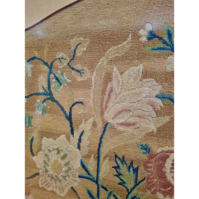 French Pair of Petit-Point Embroideries For Sale - Image 3 of 11