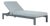 Sardinia Outdoor Chaise With Aluminum Metal Frame - Gray For Sale