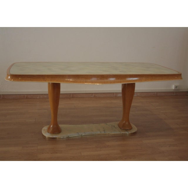 Mid-Century Modern Table in Walnut by Vittorio Dassi, 1950s For Sale - Image 16 of 18