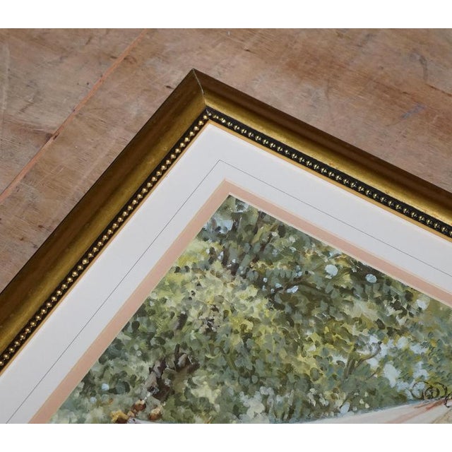 Blue Alan Maley, Summer Carousel Print, Framed For Sale - Image 8 of 11