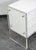 Mid Century Modern Chest Drawers Dresser 3 Drawer Lucite White 1970s Retro MCM For Sale - Image 10 of 11
