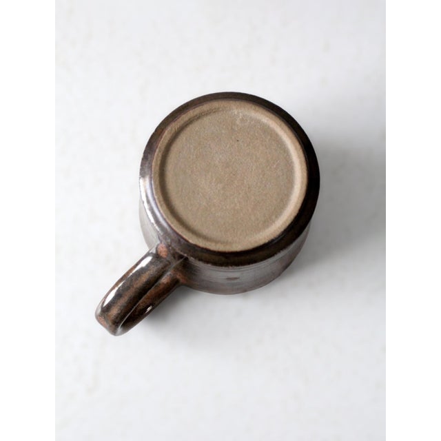 Vintage Studio Pottery Mug For Sale - Image 6 of 8
