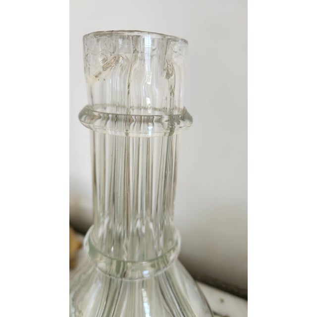 Vintage French Four-Section Glass Bar Decanter With Spouts For Sale - Image 14 of 18