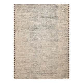 Nazmiyal Collection Contemporary Neutral Area Rug For Sale