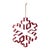 Contemporary Snowflake Cookie Cutter Ornament (Set of 4) For Sale - Image 3 of 5
