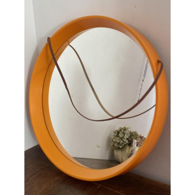 Vintage Danish Round Plastic Mirror, 1970s For Sale - Image 11 of 13