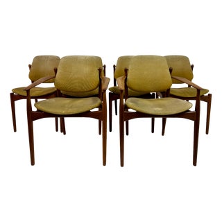 Danish Dining Chairs by Arne Vodder for France and Daverkosen, 1960s, Set of 6 For Sale
