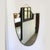 Gold Vintage Italian Patinated Brass Shield Mirror, 1950s For Sale - Image 8 of 14
