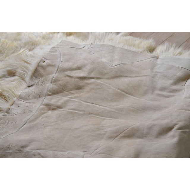 Animal Skin Vintage Alpaca Rug, 1970s For Sale - Image 7 of 8