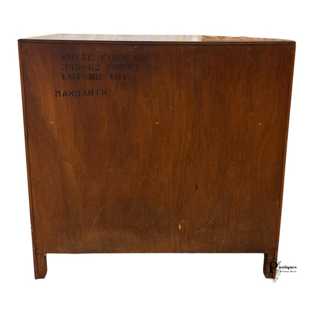 Vintage White Furniture Chinoiserie Style Burl Wood & Lacquer Accent Storage Cabinet For Sale - Image 9 of 11