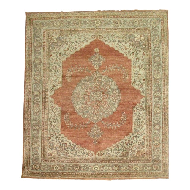 Vintage Zabihi Collection Turkish Rug - 8'9" x 10'9" For Sale