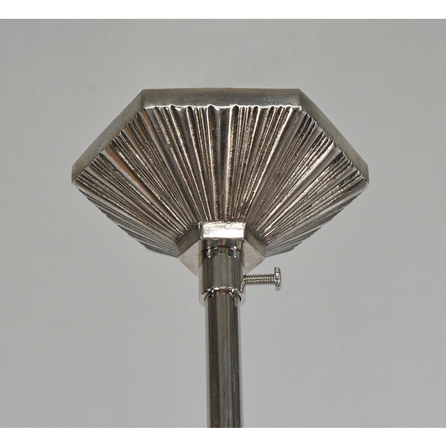 French Art Deco Pendant Light by Hettier Et Vincent & Hanots 1930 France - 5 Available For Sale - Image 14 of 15