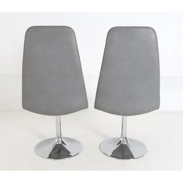 1970s 1970s Tulip Base Dining Set Johansen Design Markaryd Swedish Modern For Sale - Image 5 of 12