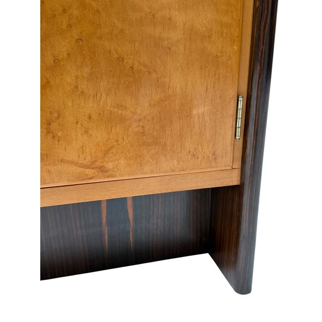 Art Deco Cabinet in Macassar and Birch by Gebroeders Reens Amsterdam, 1930s For Sale - Image 13 of 15
