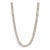 14k Yellow Gold Natural Diamond Tennis Necklace 11.8 Ct For Sale