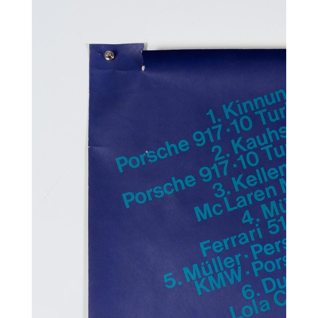 Porsche Southwest Cup Hockenheim Interserie Poster by Atelier Strenger, 1972 For Sale - Image 6 of 9
