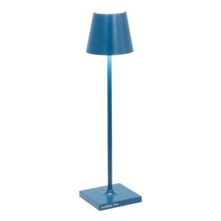 Zafferano Poldina Micro Lamp, Capri Blue For Sale