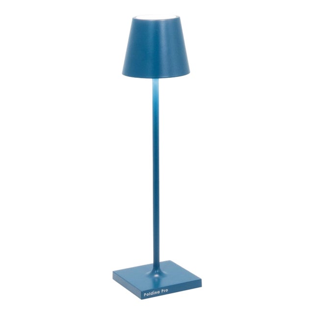 Zafferano Poldina Micro Lamp, Capri Blue For Sale