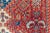 Textile Late 1800s Antique Maroon Red Diamond Medallion Wool Hand-Knotted Rug - 5' X 8'9" For Sale - Image 7 of 10