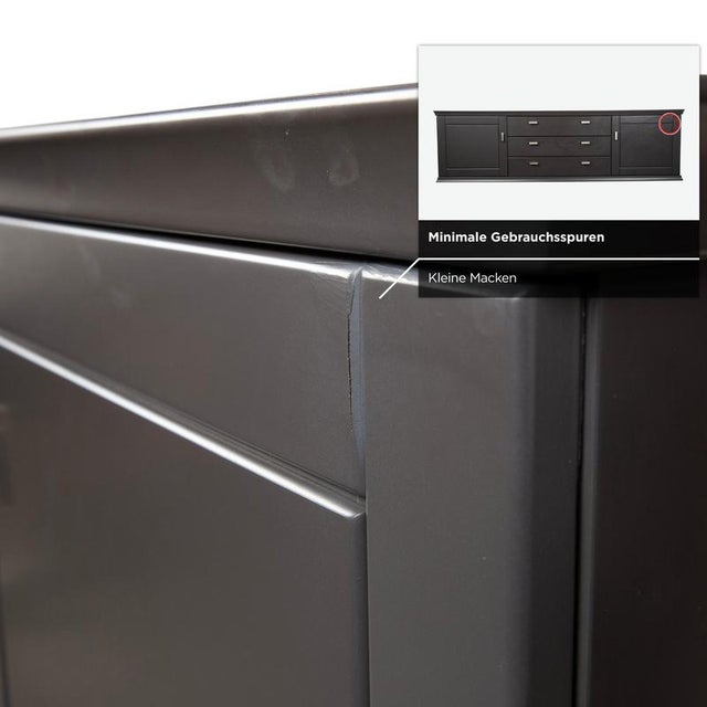 Wood Black Wood Sideboard from Musterring For Sale - Image 7 of 14